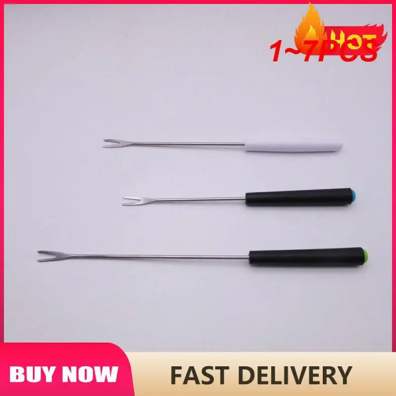 

1 ~ 7 шт. палочки для барбекю из нержавеющей стали, цельные прочные многоразовые острые и неблагоприятные принадлежности для барбекю