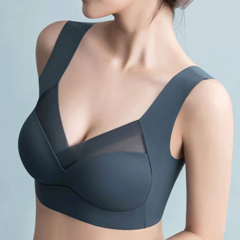 

Sexy Top Seamless Bra Plus Size Backless Bras Women Push Up Wireless Bralette L-3XL Sports Underwear Without Frame Lingerie