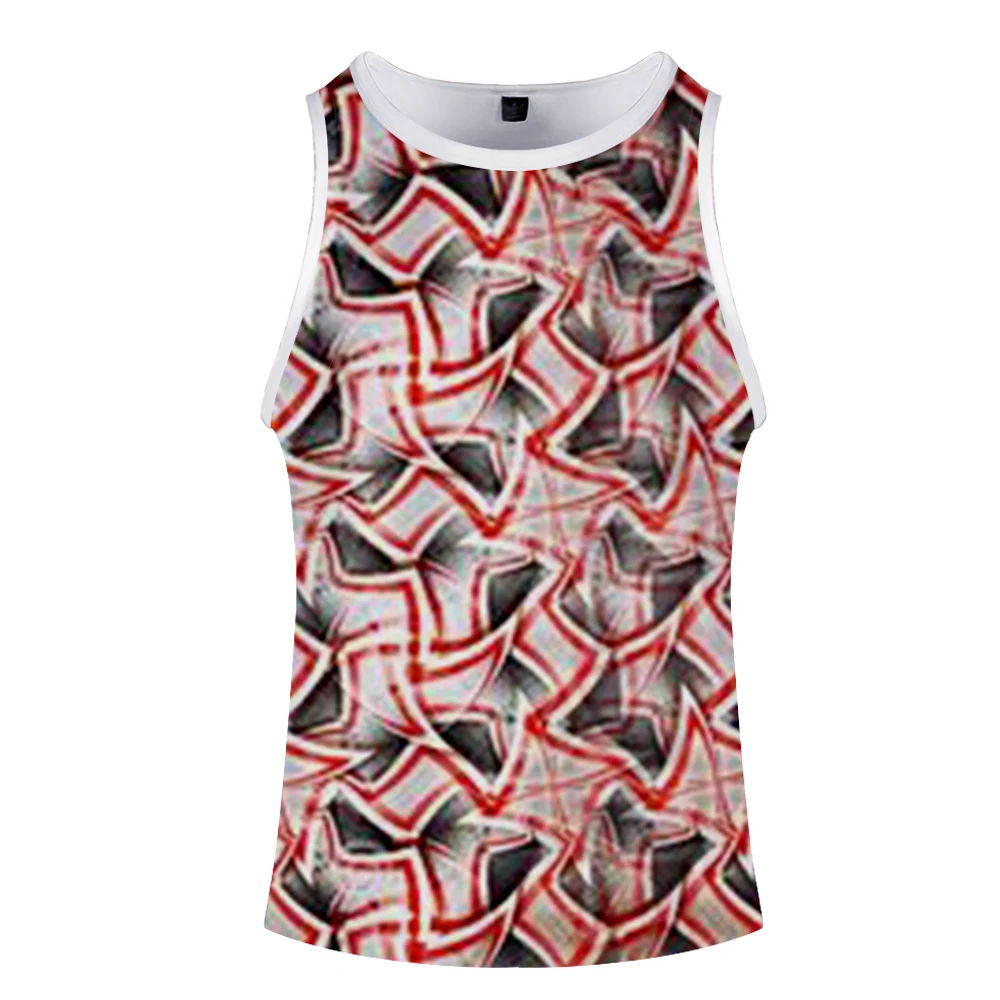 

Летняя Новинка, безрукавка LIANSHUO 22 с эффектом благоприятных облаков, повседневный модный жилет без рукавов с 3D принтом, повседневный жилет с ...