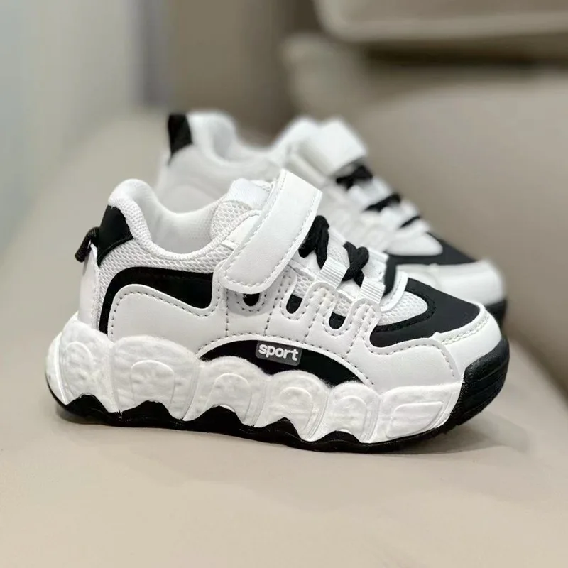 Фото Zapatos, осень 2023, новые детские кроссовки, удобная нескользящая повседневная обувь для мальчиков, легкая дышащая сетчатая обувь для девочек, Zapatillas Hombre №2
