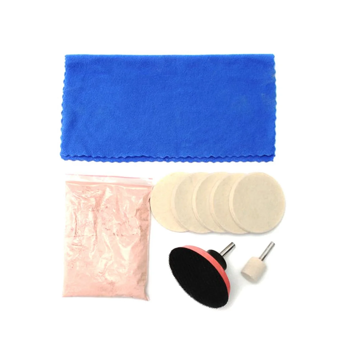 

Car Windscreen Polishing Kit Polishing Powder Kit for Car Window Scratch Repair Tool Windscreen Scratch Remover