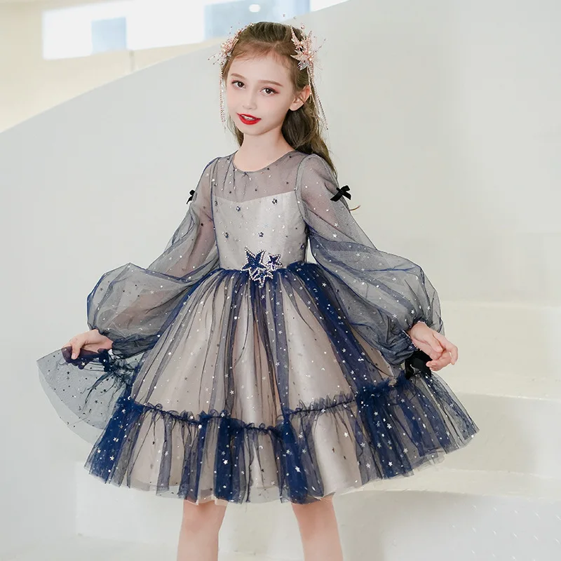 

Graduation Evening Long New in Girls' Baby Kids' Party Formal Dresses for Prom Clothes Children Dress Kids Girl Ball Gown Robe
