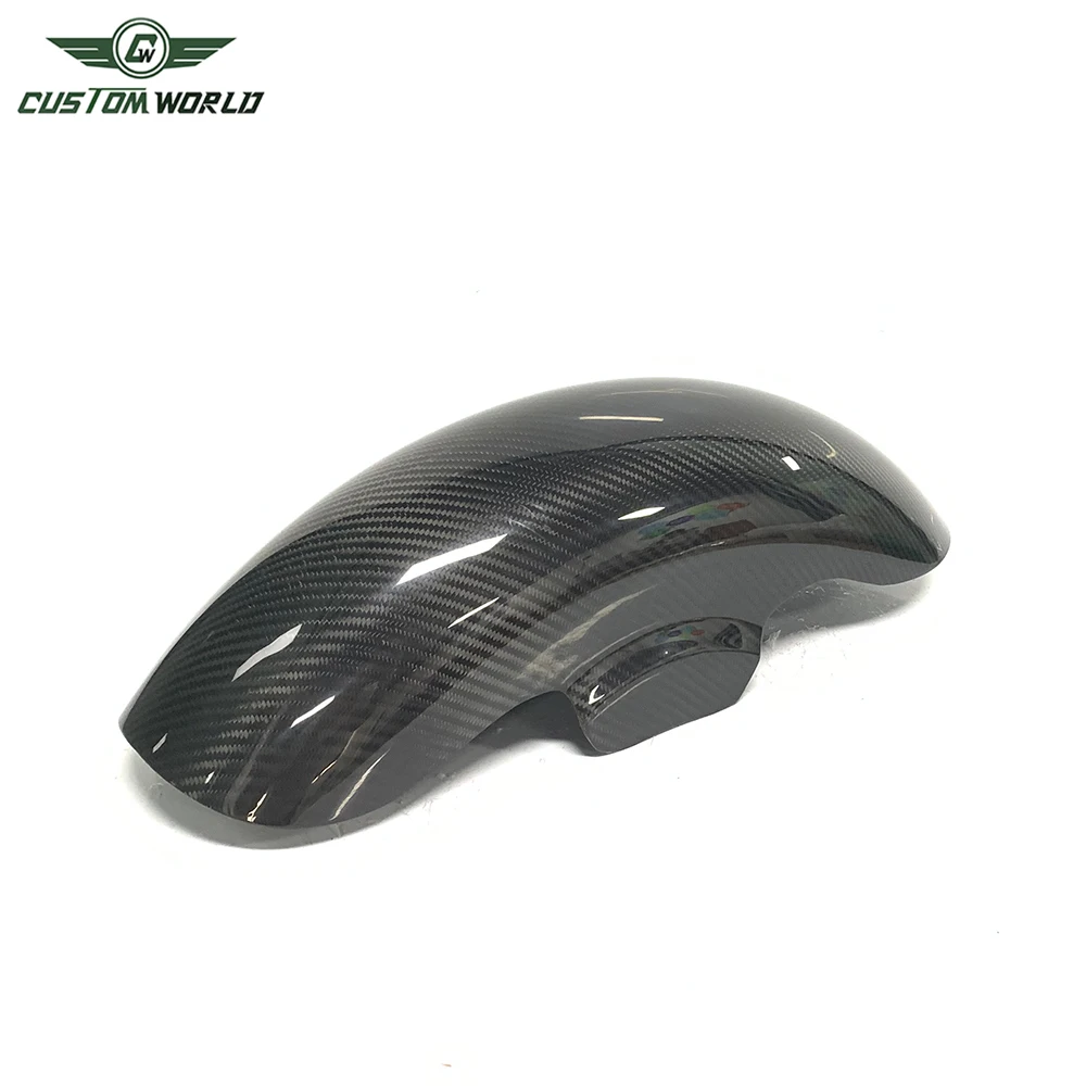 

Переднее крыло из настоящего углеродного волокна для моделей Harley Davidson Touring 2009-2023, аксессуары для мотоциклов, карбоновое переднее крыло