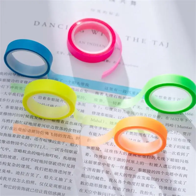 

Fluorescent Index Tabs Flags Hand Account Fine Student Note Mark Decorative Note Tapes Pet Fluorescent Page Markers Waterproof