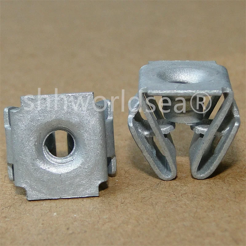 

100 шт., нажимная гайка, нижняя крышка, металлические крепежные зажимы, автомобильный зажим для Jeep Chrysler GM Pacifica 6510197AA