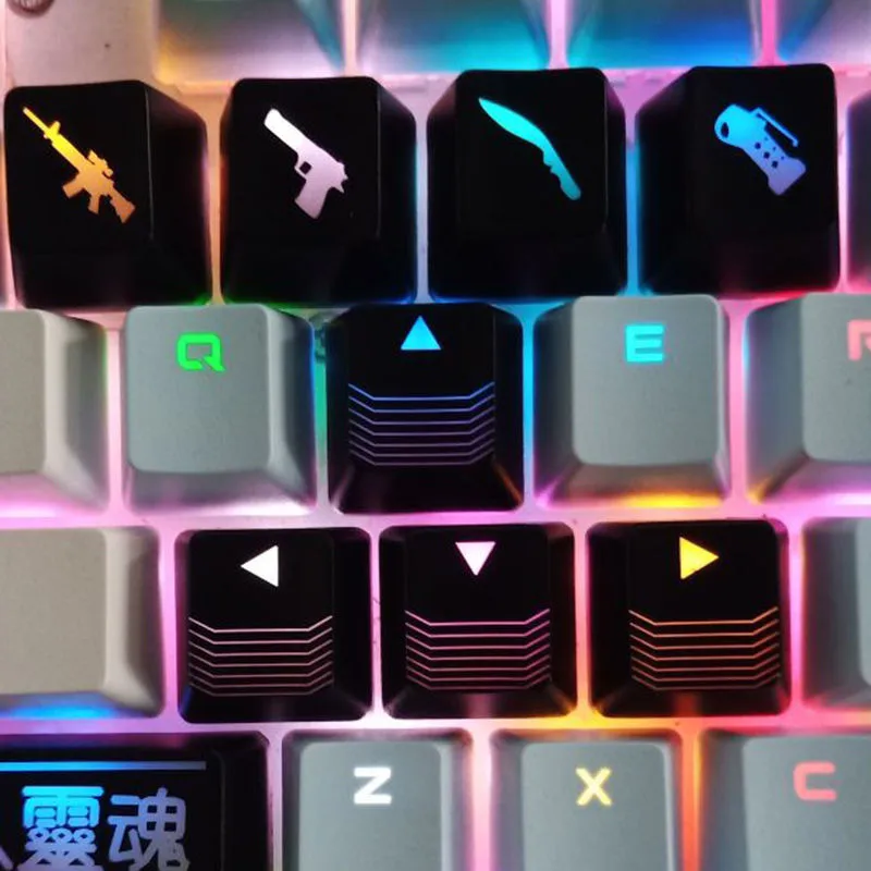 Игровая механическая клавиатура Keycap WASD Arrow 4 клавиши OEM профиль ABS игровая