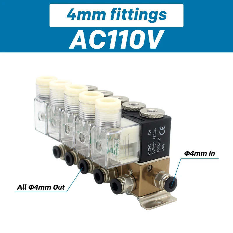 

3V1-06 3/2, нормально закрытый пневматический Соленоидный клапан, комбинация положительного и отрицательного давления, универсальная регулирующая присоска