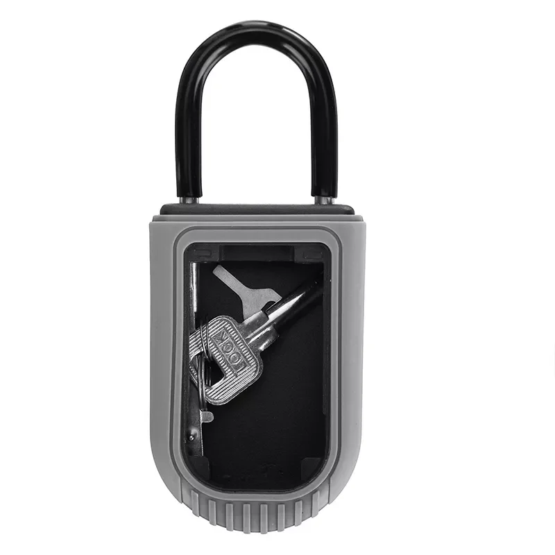 

Lock Box Padlock Keys Safe Storage Security Combination Lock Box with 4 Digit Combination Password Home Outdoor Security