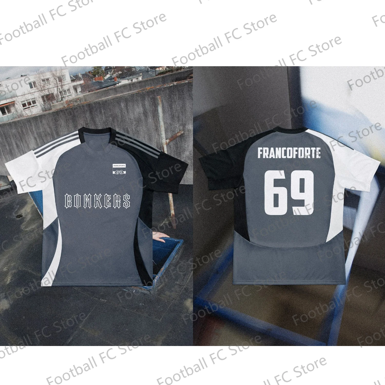 Футбольная Рубашка В Европейском Стиле Rap Франкфурфтан Германия Дизайн Летний