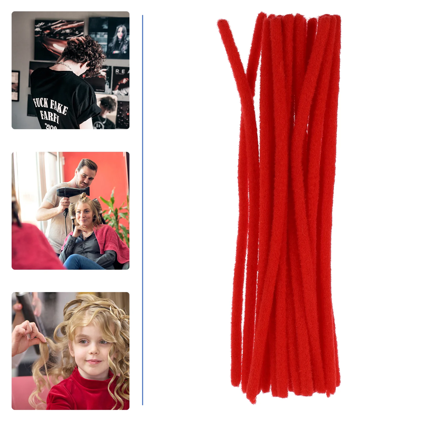 80 шт. маленькие стержни для химической завивки бигуди волос фейерверк