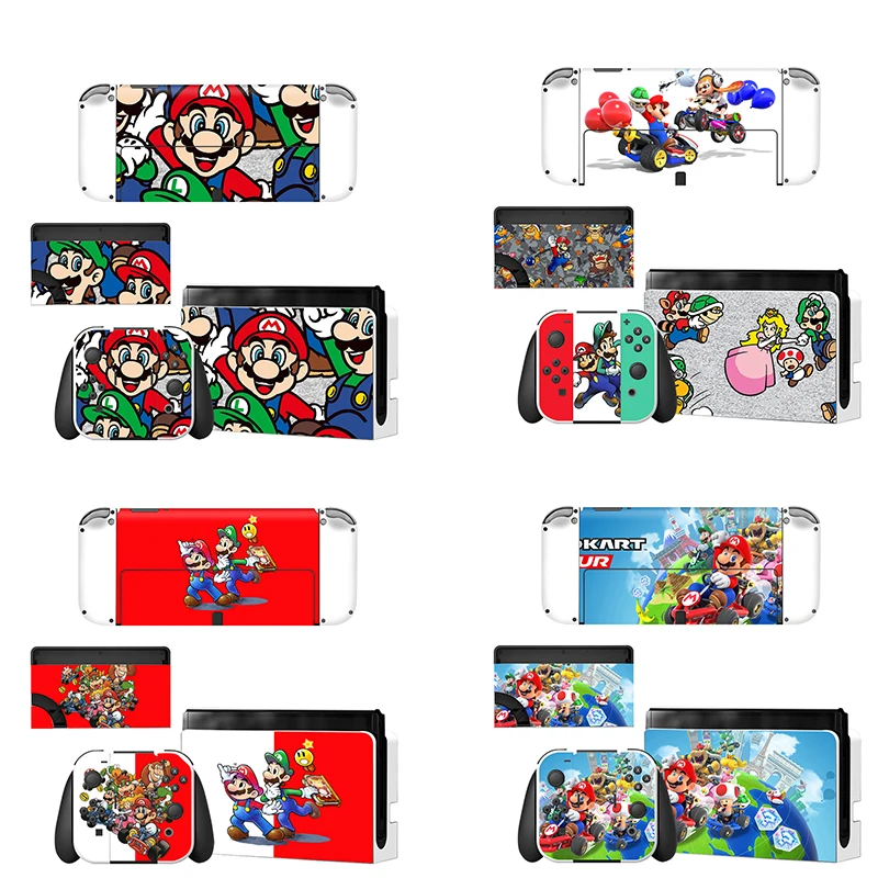 Виниловая наклейка в стиле аниме Super Mario Bros для игровой приставки Nintendo Switch |