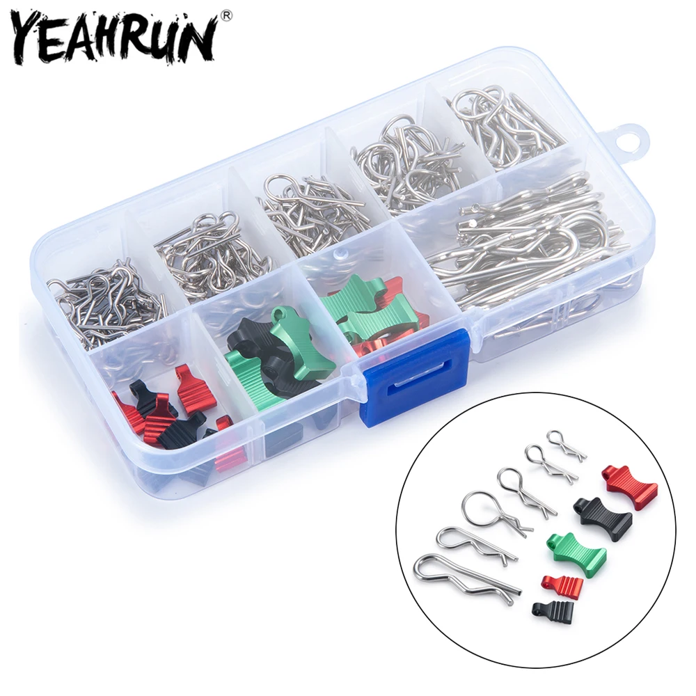 YEAHRUN R тип RC корпус автомобиля фиксированные кузова клипсы с коробкой для 1/14 Tamiya 1/24 SCX24 1/10 Axial SCX10 SCX6 TRX4 TRX6