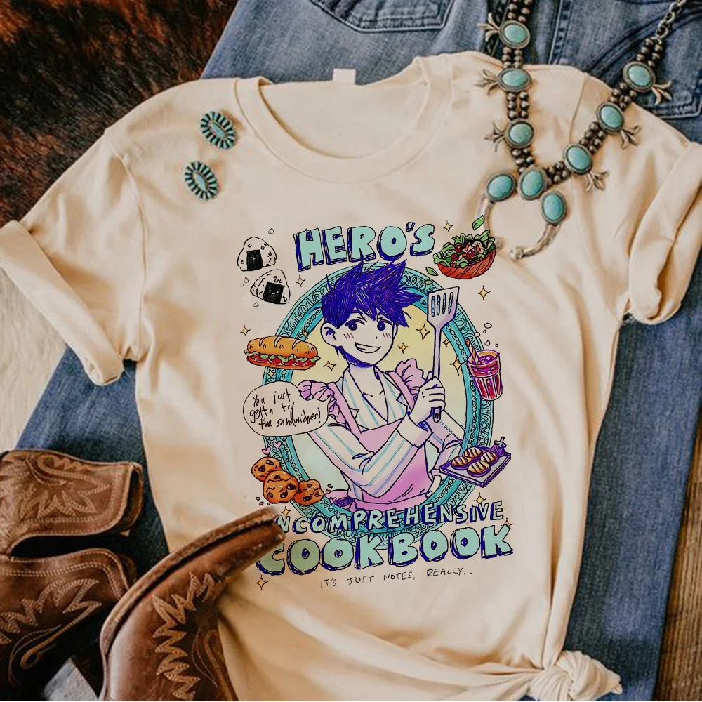 

Omori t-shirts women comic t shirt female Japanese designer funny clothes
