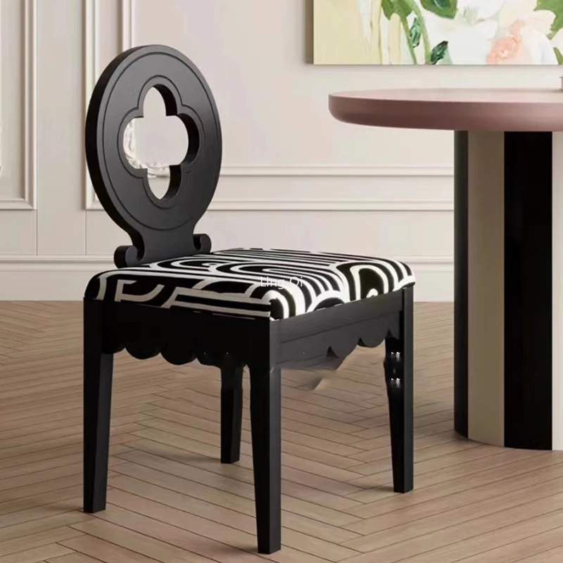 

Современные обеденные стулья с винтажным дизайном, черная Роскошная барная промышленная обеденная стул с мягкой обивкой, домашняя мебель для дома
