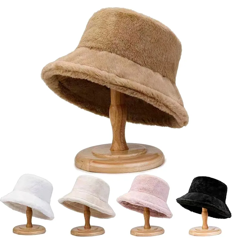 

Панама из овечьей шерсти для мужчин и женщин, однотонная зимняя теплая и холодная защита, уличная Рыбацкая шляпа, унисекс