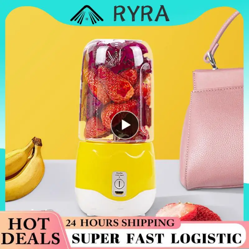 

400ml Electric Juicer Light Usb Rechargeable Fruit Mixers Small Household Multifunction Fruit Squeezer Juice Maker Portable