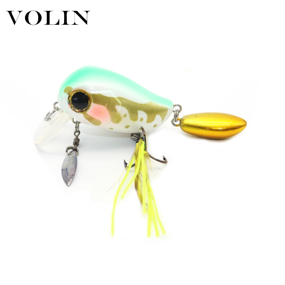 Новинка Волин кренкбейт 1 шт. 45 мм 8 г плавающая жесткая рыболовная приманка