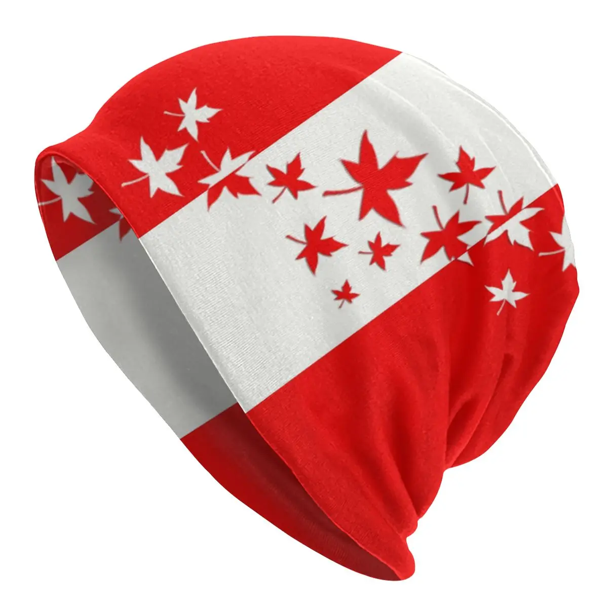 

Maple Leaf Canada Flag Bonnet Beanie Knitted Hats Men Women Fashion Unisex Adult Warm Winter Skullies Beanies Caps