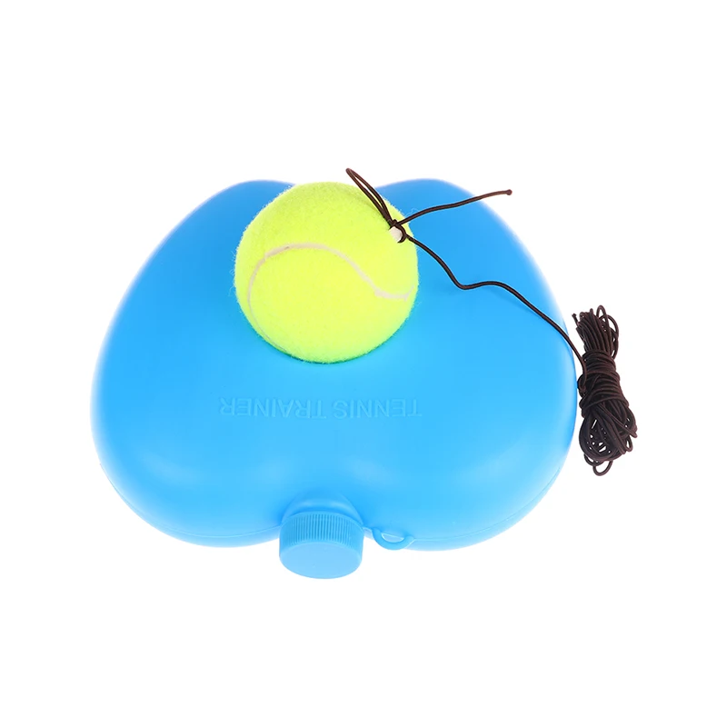 

1Set Tennis Training Aids Base With Elastic Rope Ball Practice Self-Duty Rebound Tennis Trainer Partner Sparring Device