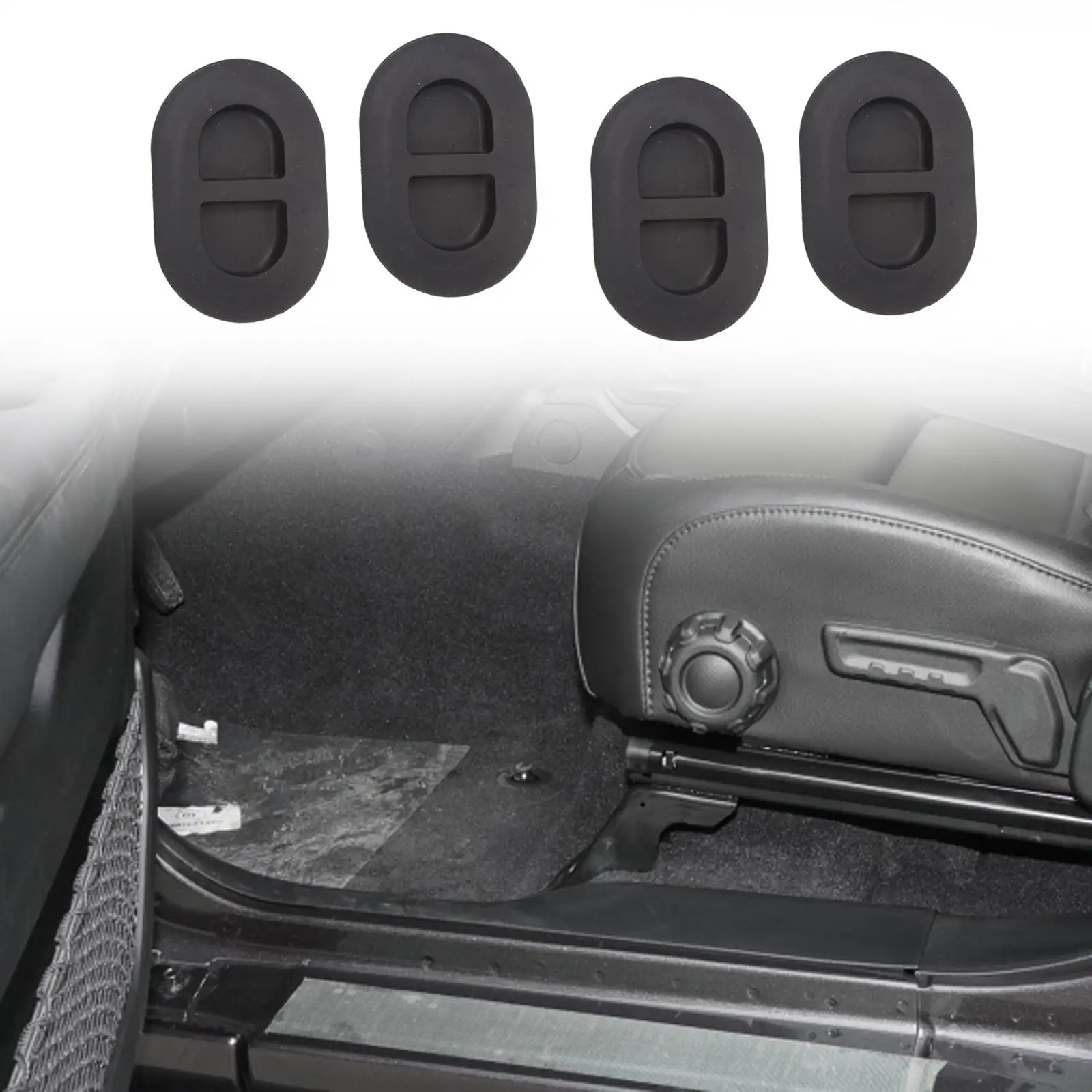 4-х шт. сливные пробки для поддона черные высококачественные заглушки задней