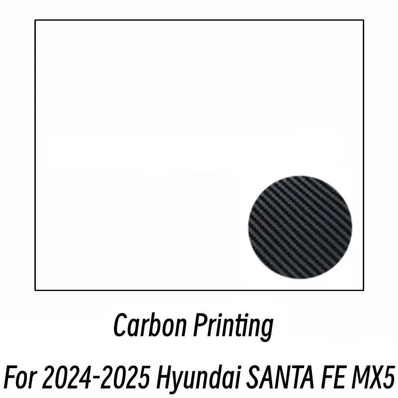 

Для Hyundai SANTA FE MX5 2024-2025 Bodykit задняя крышка багажника, спойлер на крышу, крылья, FRP, черный карбон, внешние тюнинговые аксессуары