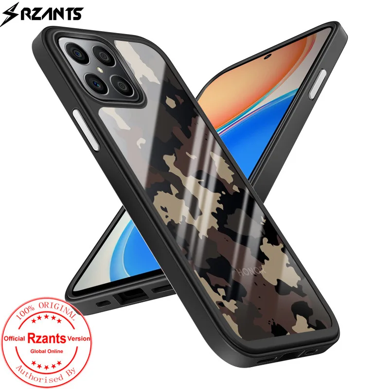

Case for Honor X8 4G Mobile Phone Case Translucent Plate Camouflage