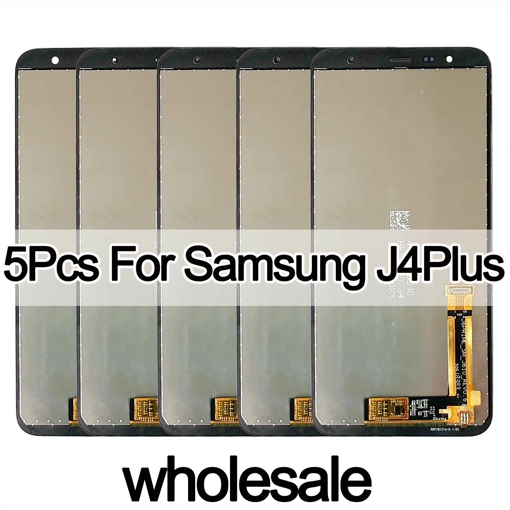 Оригинальный ЖК-дисплей для Samsung Galaxy J6 plus, J610, J610F, J610FN, сменный ЖК-экран для Samsung J4 Plus, дисплей, 5 шт./партия