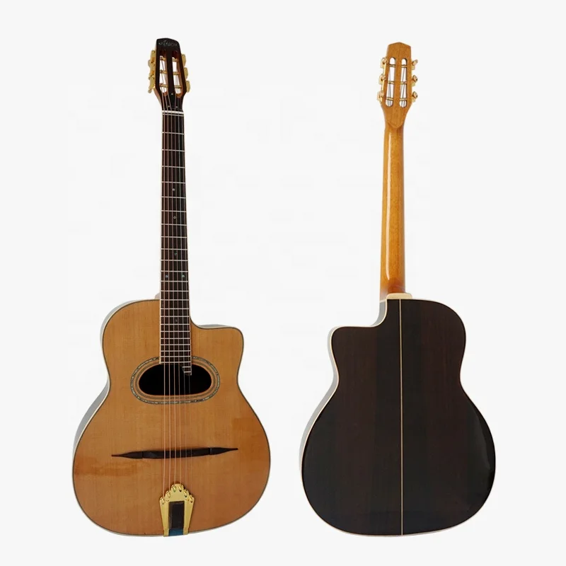 

Aiersi бренд ручной работы archTop Grande рот Django Цыганская Гитара vintaqe bluegrass Струнные инструменты для продажи