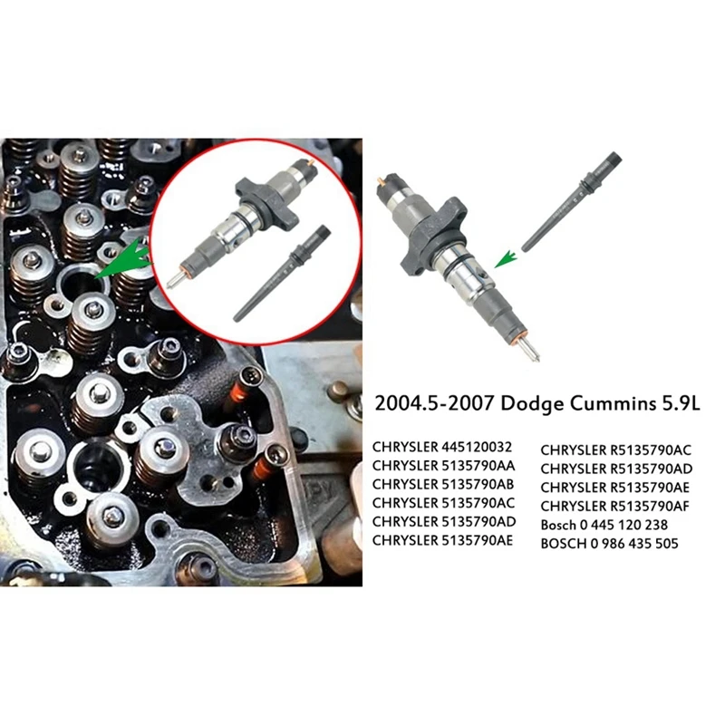 1 шт. Новый инжектор системы впрыска топлива общей топливной 0445120208 0986435505 для