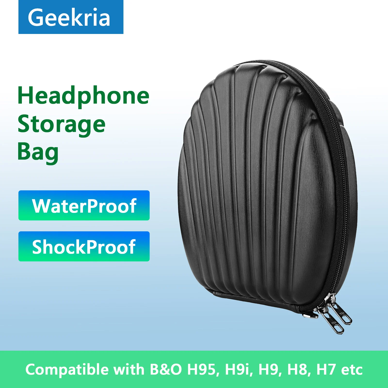 

Чехол Geekria чехол для наушников B & O H95, H9i, H9, H8, H7 Bang & Olufsen, Портативная сумка для наушников Bluetooth гарнитуры для хранения