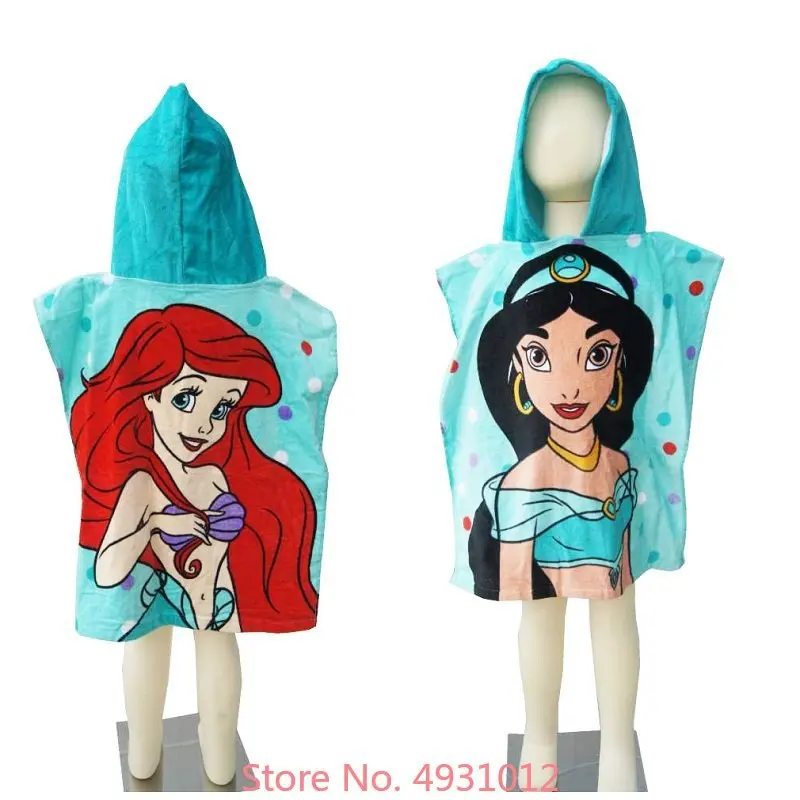 Cotton Swimming Cloak Absorbent Toddler Bathrobe 50x110cm