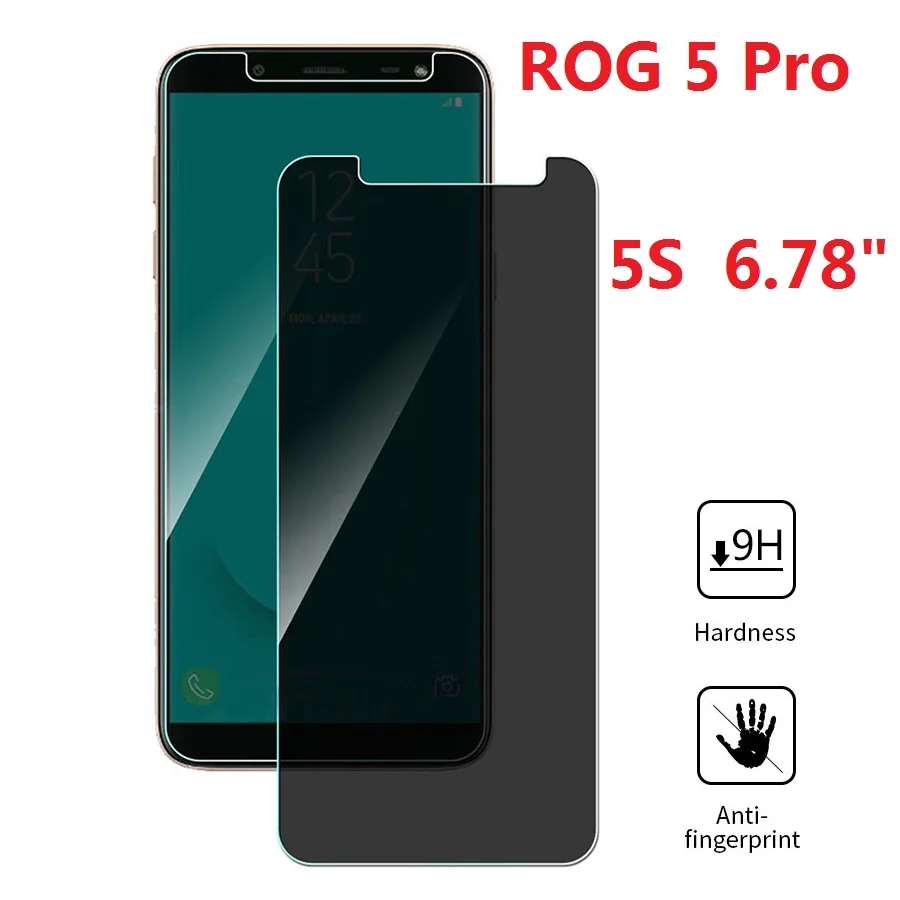 Тонированное закаленное стекло для Asus ROG Phone 5 5s Pro ультратонкая пленка