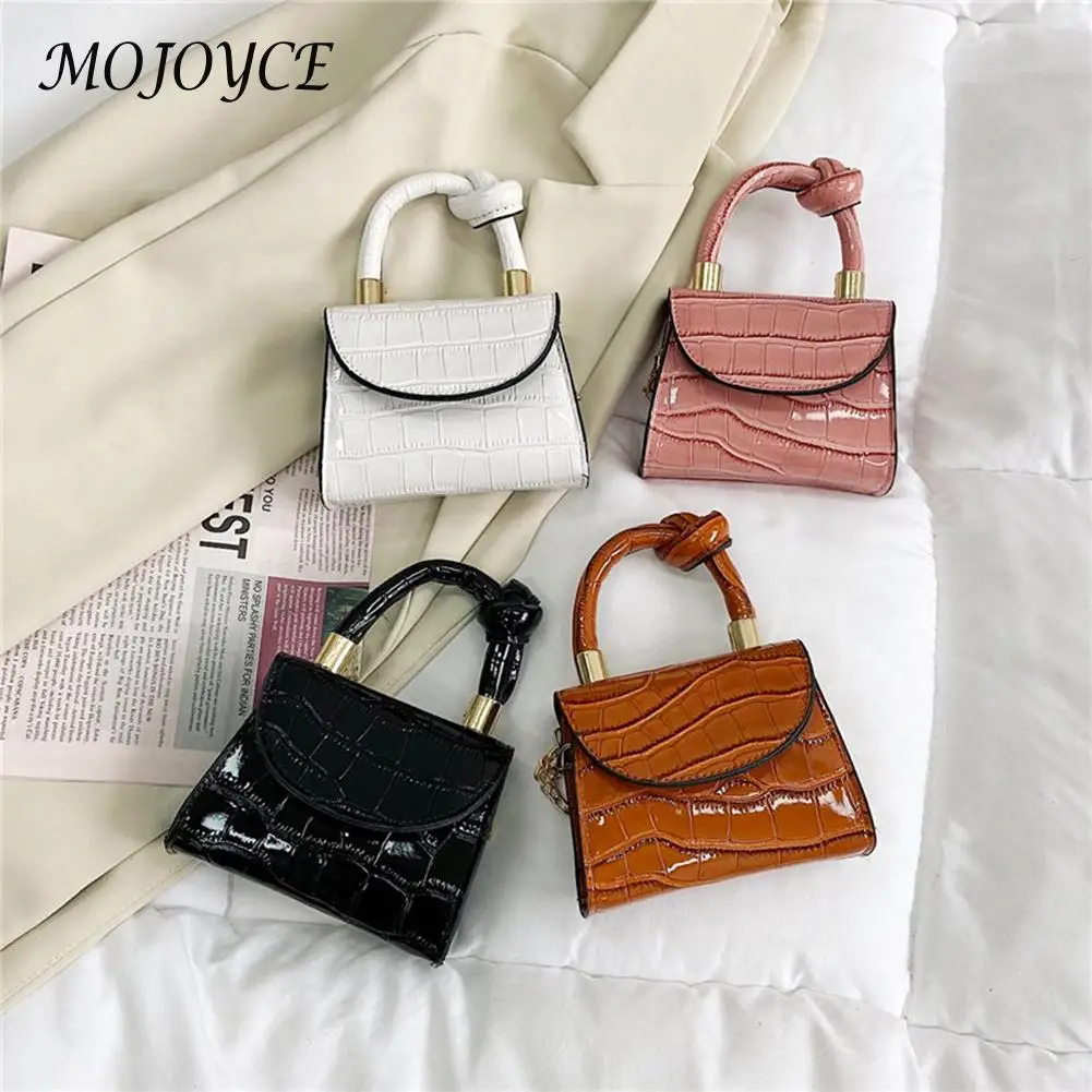 

Модные женские сумочки, повседневная однотонная сумка через плечо из искусственной кожи с каменным узором, Женский винтажный маленький кош...