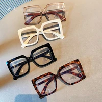big square anti blue light glasses womens glasses 2022 trend computer goggles glasses transparent optical spectacle eyeglass