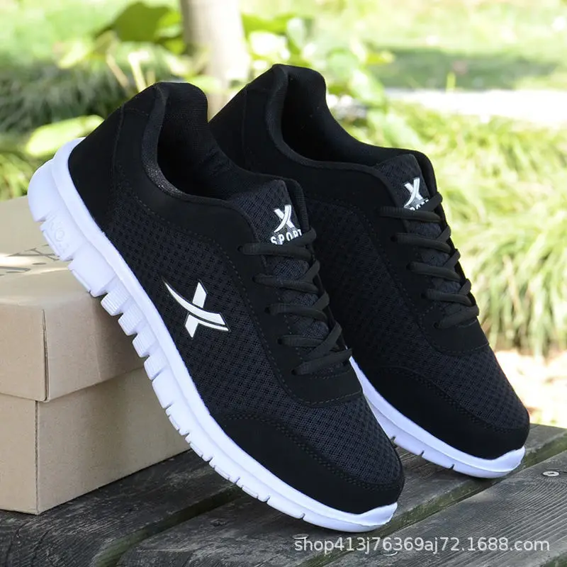 Men's shoes running shoes men's 2022 spring new casual shoes summer authentic mesh breathable sneakers