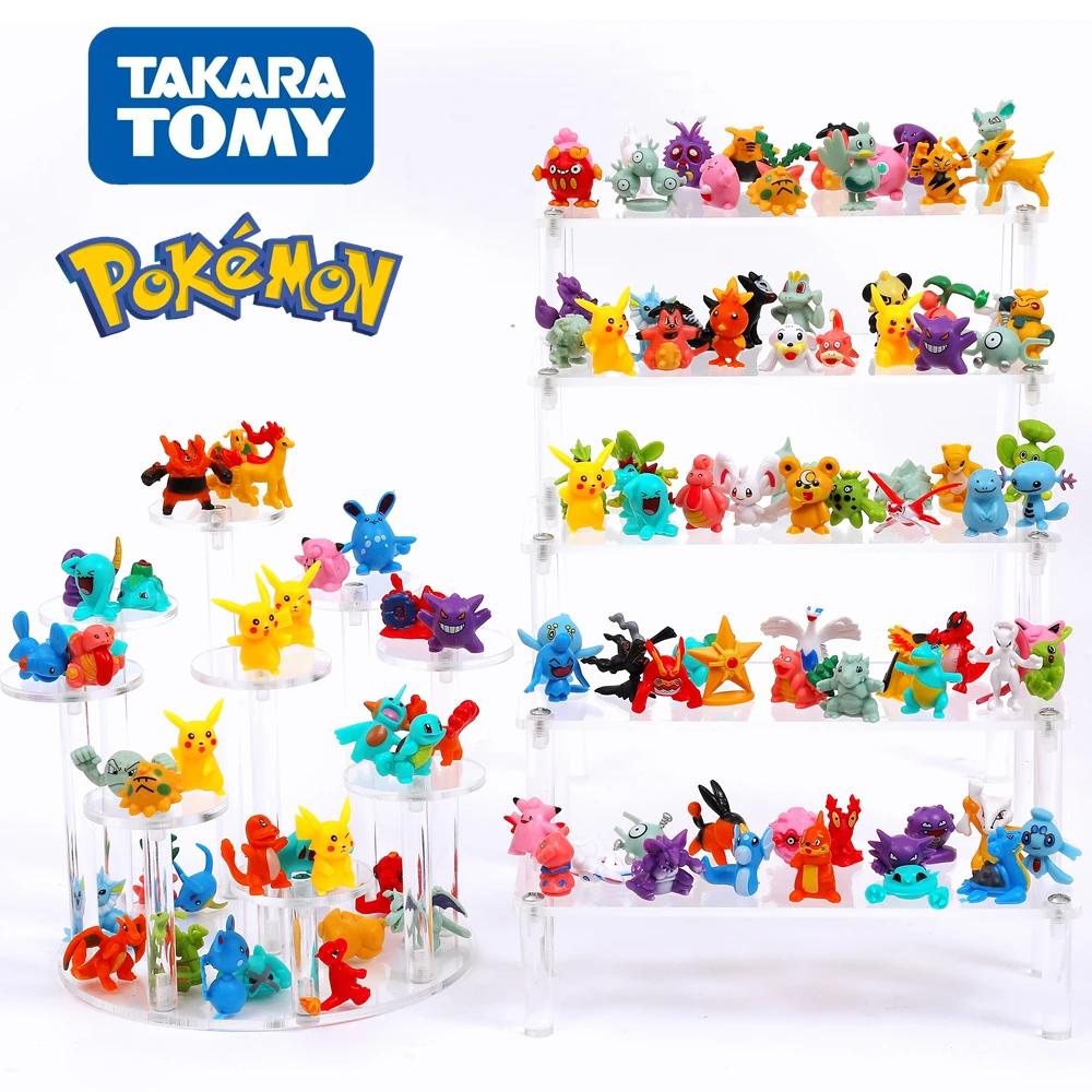 

24-144 PCS Pokemon Figures Toys Collection 2-3cm Pikachu Anime Action Figure Decoration Collect Model Dolls Child Christmas Gift