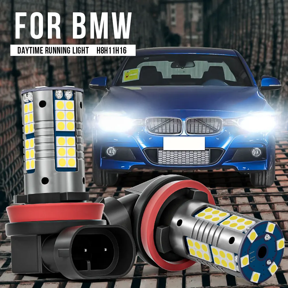 

2pcs H8 LED Daytime Running Light DRL Canbus For BMW F01 F02 F03 F04 E81 E87 E88 E82 E90 E93 E92 E91 E60 E84 E70 E71 E72 E89 E61