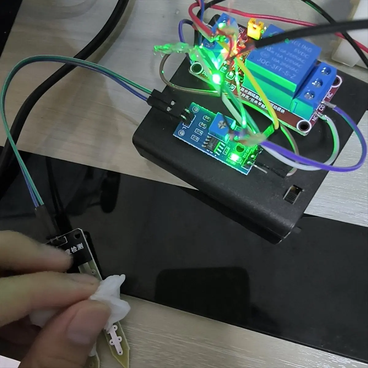 Фото Совместимый модуль автоматического полива DIY: комплект для автоматического полива, датчик влажности почвы, автоматическая подача воды №5