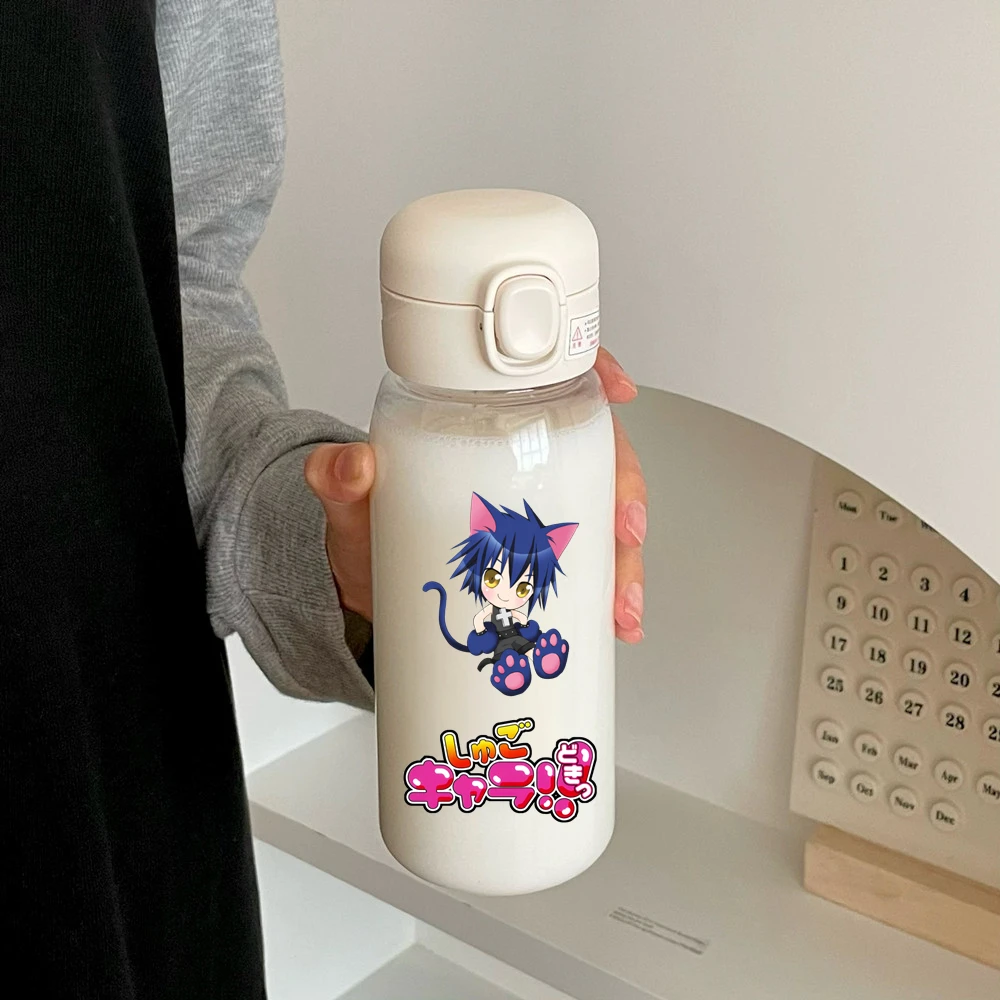600 мл Shugo Chara мультфильм герметичная соломенная бутылка для воды портативная