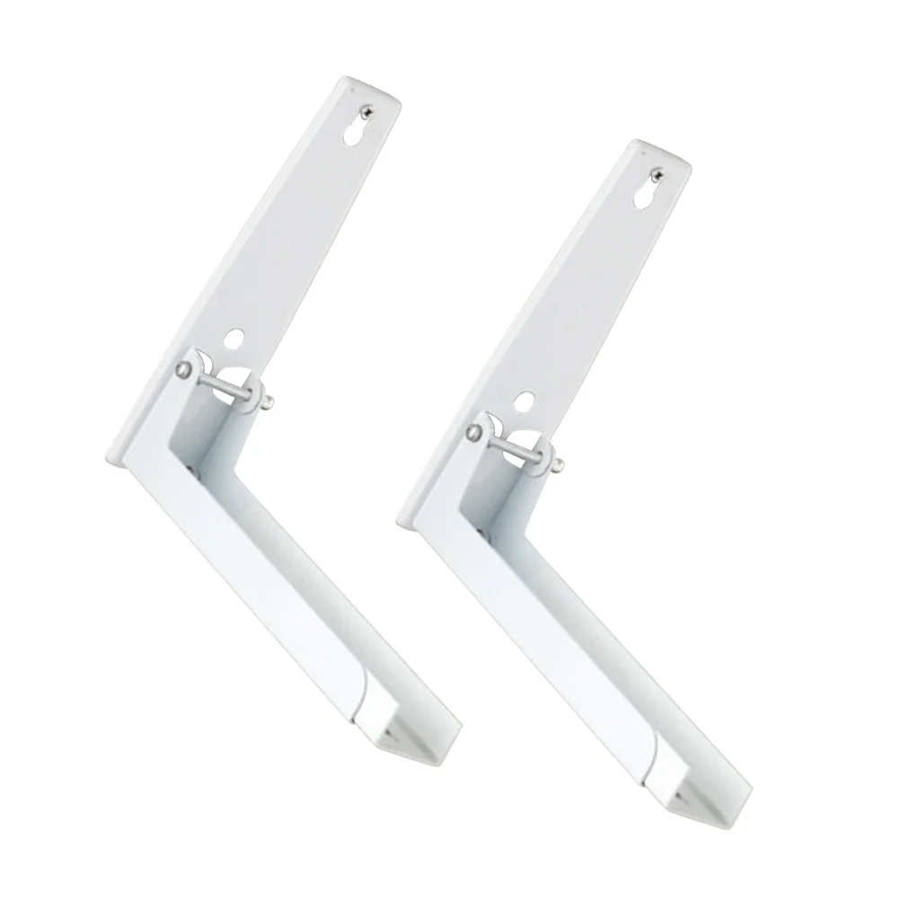 

1 Pair Rack Microwave Holder Oven Bracket Wall Mounted Rack Microwave Organizer for Indoor Inside Home