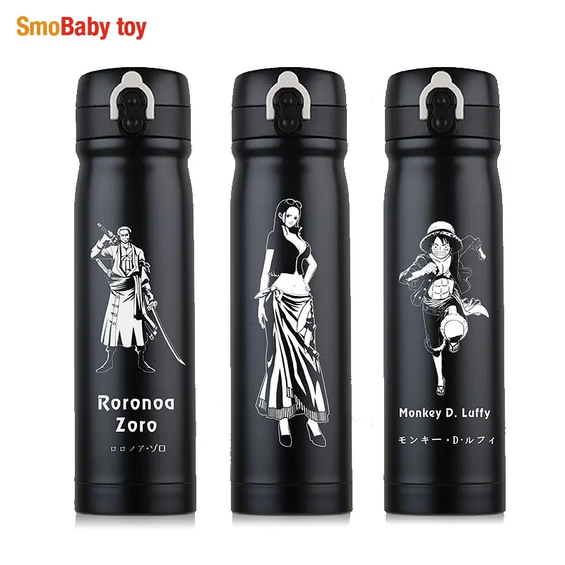 Japanese Anime Kakashi Gaara Jiraiya Insulation Women Men Thermos Cup Stainless Steel Thermos Cup High Capacity Cup