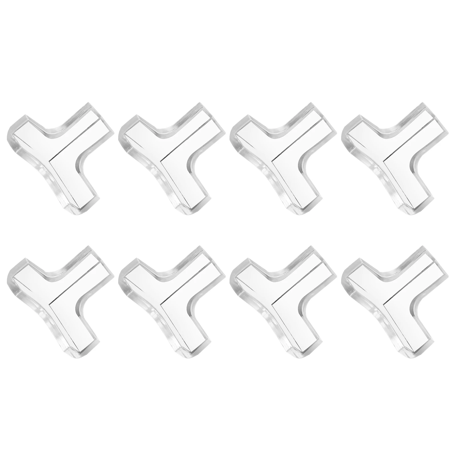 

8pcs Home Table Edge Transparent Soft Silicone Cushion For Kids Baby Safety Guards Cupboard Corner Protector Bumper Cabinet