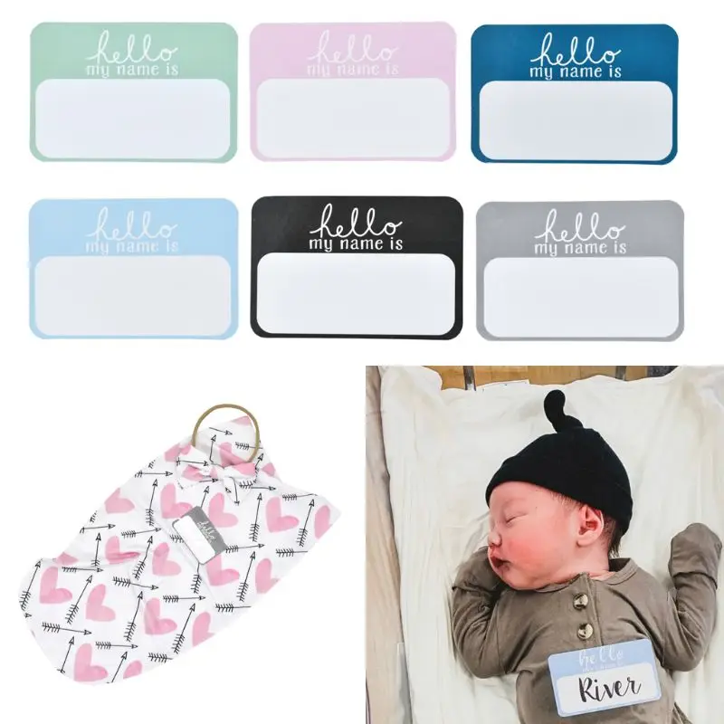 

6pcs Name Tag Sticker Customize Stickers Waterproof Personalized Labels Children School Stationery Office Square Shape