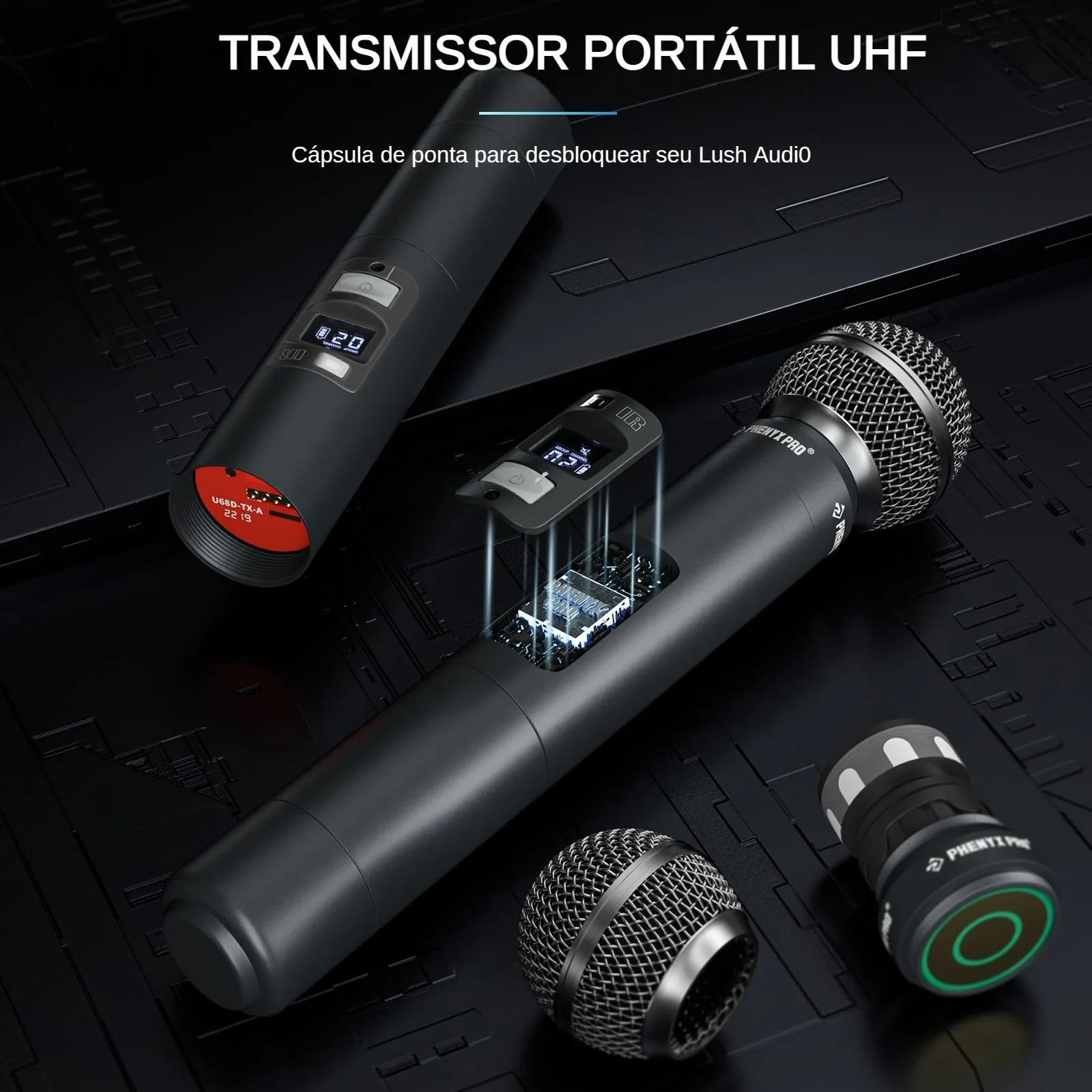 PTU-7000 Phenyx Pro Профессиональная четырехканальная беспроводная микрофонная система