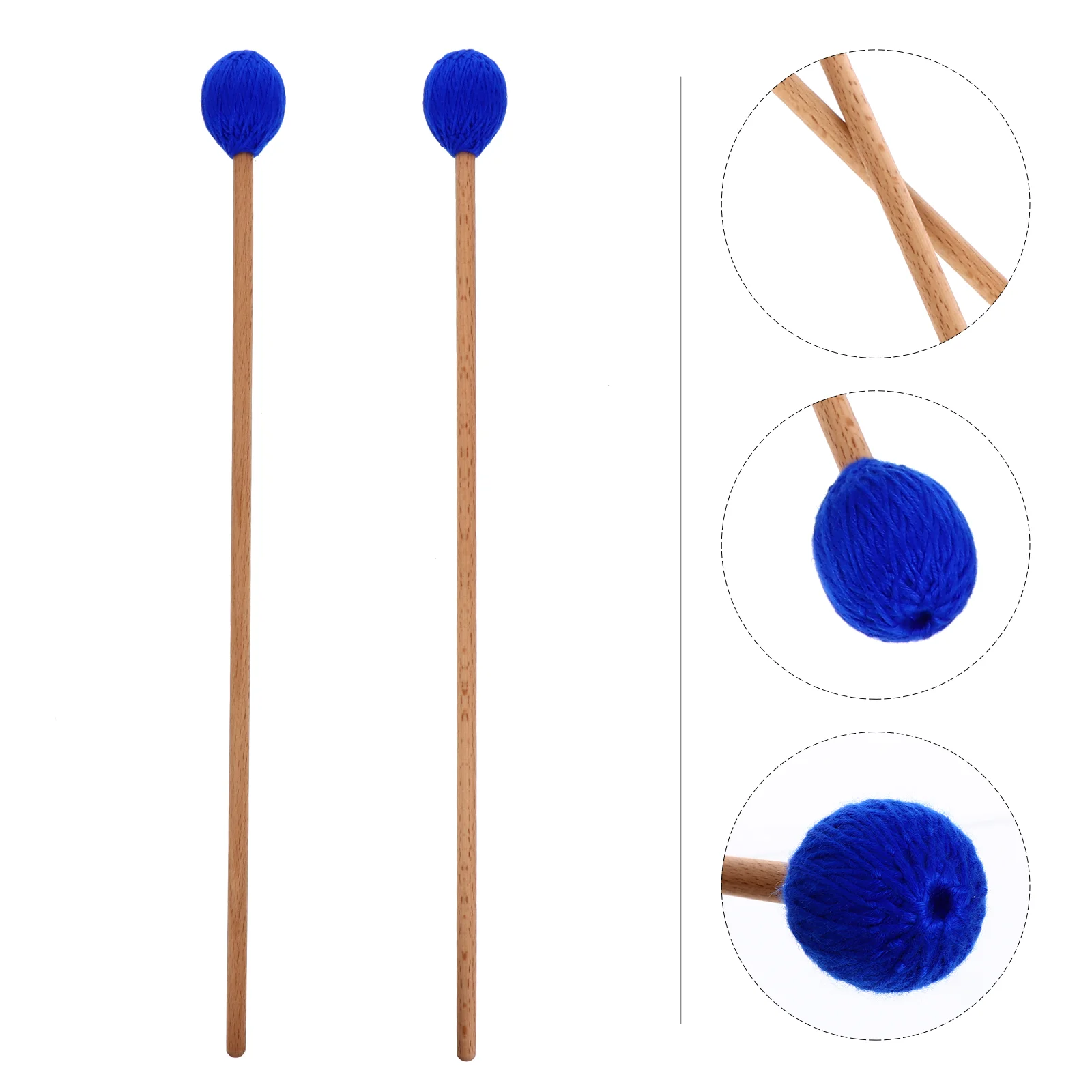 

Yarn Mallet Stick Instrument Supply Drum Head Marimba Gadget Keyboard Maple Handle Drumstick