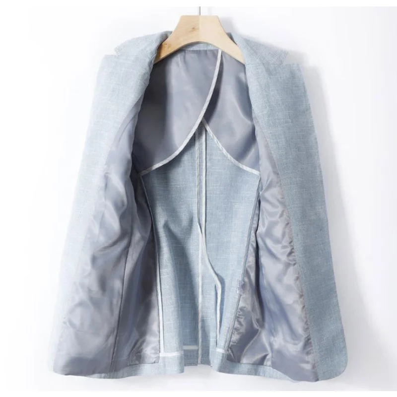 Ladies Women Fall Winter Jacket Solid Color Simple Party Coat 16143 Coat