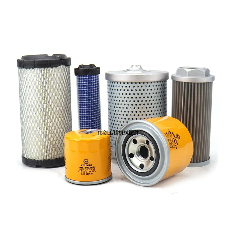 

Micro-Digging Sany Excavator Digging Sy16 18U Oil Filter Diesel Filter Air Filter Hydraulic Oil Filter Maintenance Parts