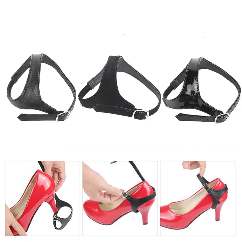 

Регулируемый съемный кожаный фиксированный ремень для обуви для женщин, шнуровка для обуви на высоком каблуке, уличная спортивная обувь, шн...