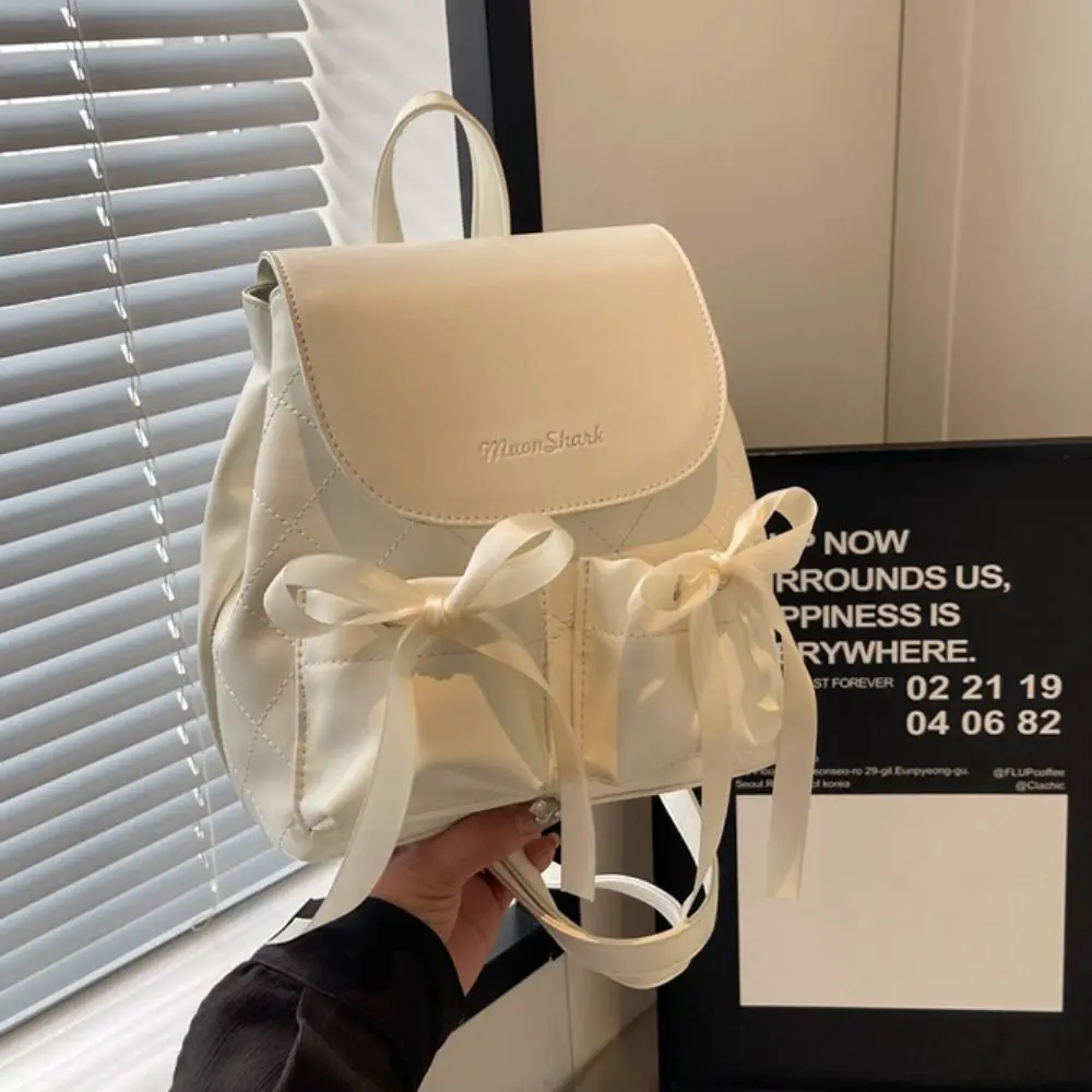 Рюкзак с бантом в Корейском стиле вместительный нейлоновый рюкзак двойным