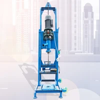 Sliding frame small household drilling rig foldable drilling equipment telescopic automatic water well drilling rig